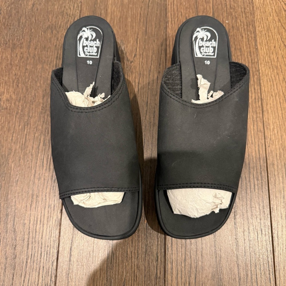 Beach Club Seychelles Black Women's Sandals